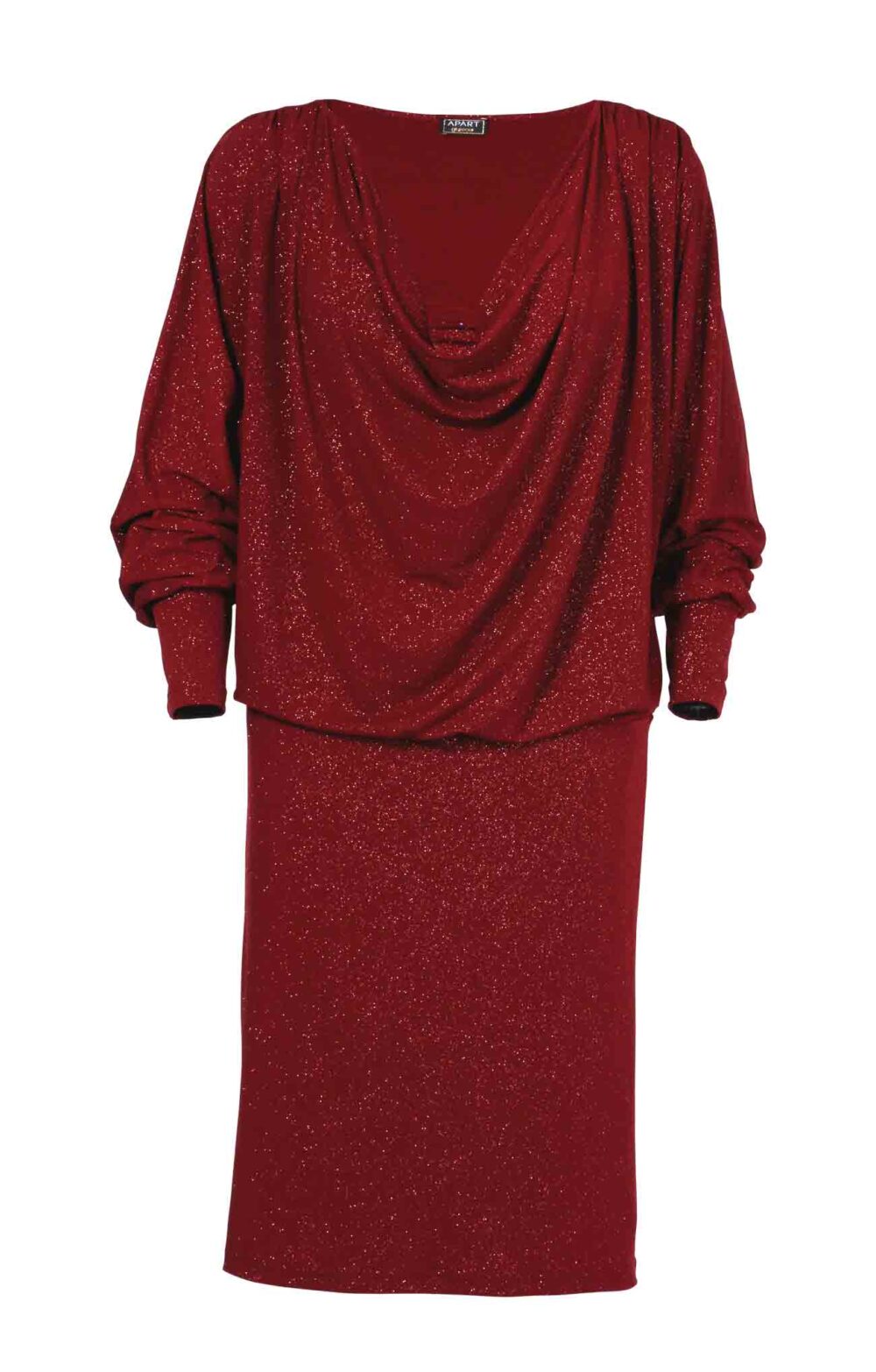kurzes kleid für besondere anlässe APART Damen Designer-Abendkleid Bordeaux 064.598 Missforty