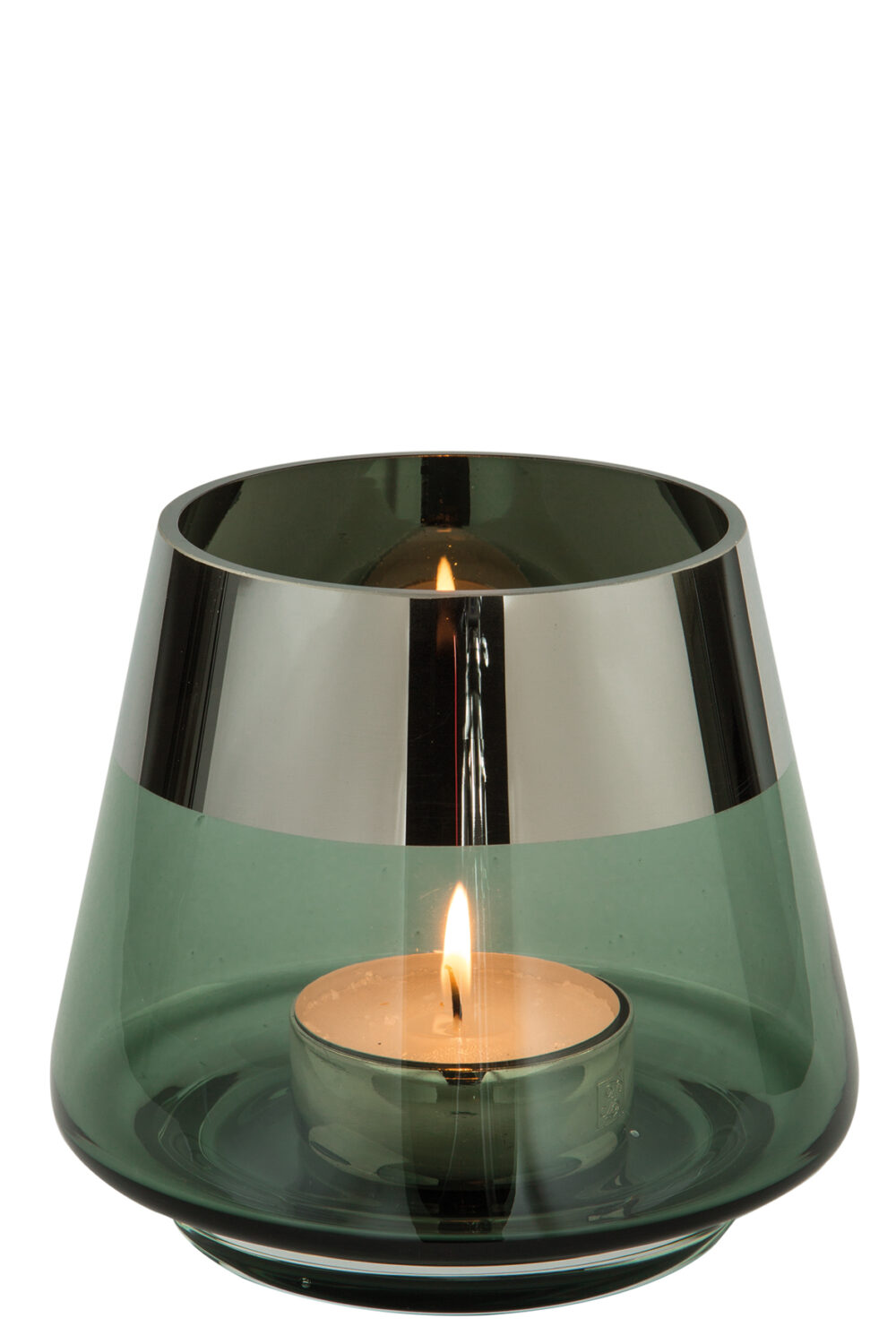 000000012506 Teelichthalter aus Glas Deko Kerzenständer Windlicht Teelicht JONA von Fink