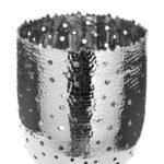 000000012632 Windlicht Kerzenhalter TIAGO gehämmert mit Löchern von Fink Living