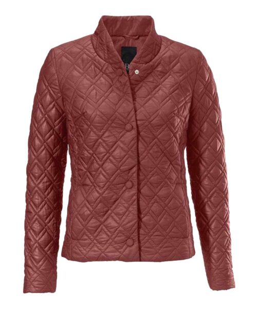 Damenmäntel Frühjahr 2021 HEINE Damen-Steppjacke Jacke Gesteppt Muster Rost Rot Best Connections 002.929 Missforty