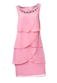 003.430 ASHLEY BROOKE Damen Designer-Cocktailkleid Rosé