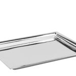 000000012751 Serviertablett Tablett Edelstahl rechteckig silberfarben Nagano von Fink