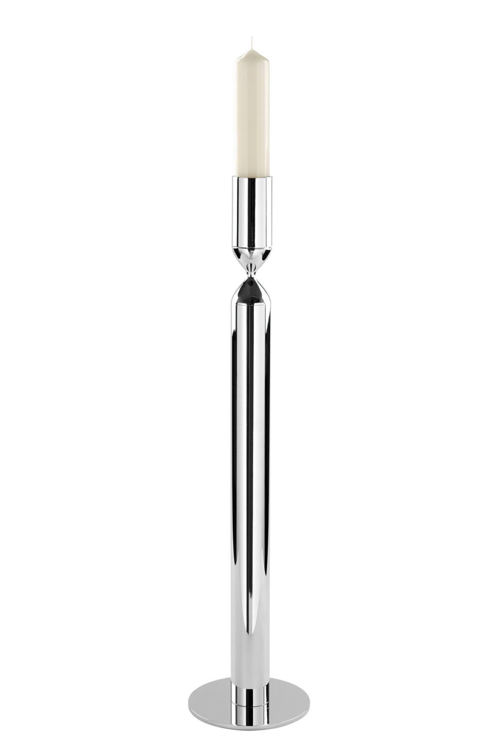 Fink Kerzenhalter Kerzenständer groß Titantkerze Juno silberfarben Höhe 60 cm Missforty Online kaufen