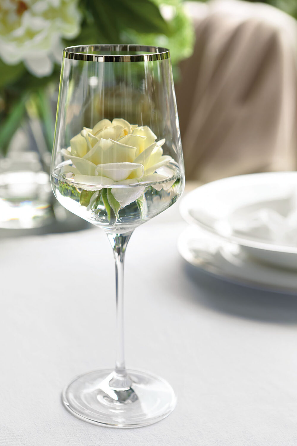 Fink Weißweinglas Weinglas Platinum Gals mit Platinumauflage 450 ml online kaufen missforty