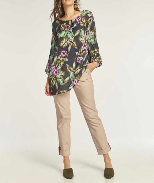 Chiffonbluse, gemustert von Heine Missforty
