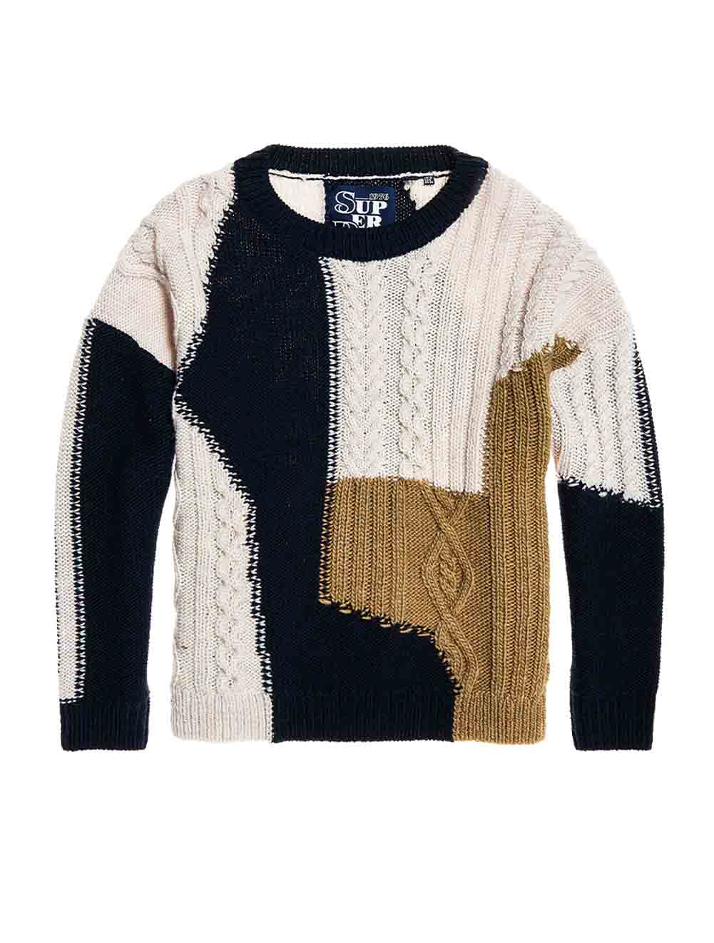 Superdry Damen Pullover Pulli mit Wolle warm Winter bunt 430.726 Missforty