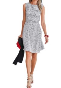 Vivance Collection Damen-Kleid schwarz-weiß 629.750 missforty