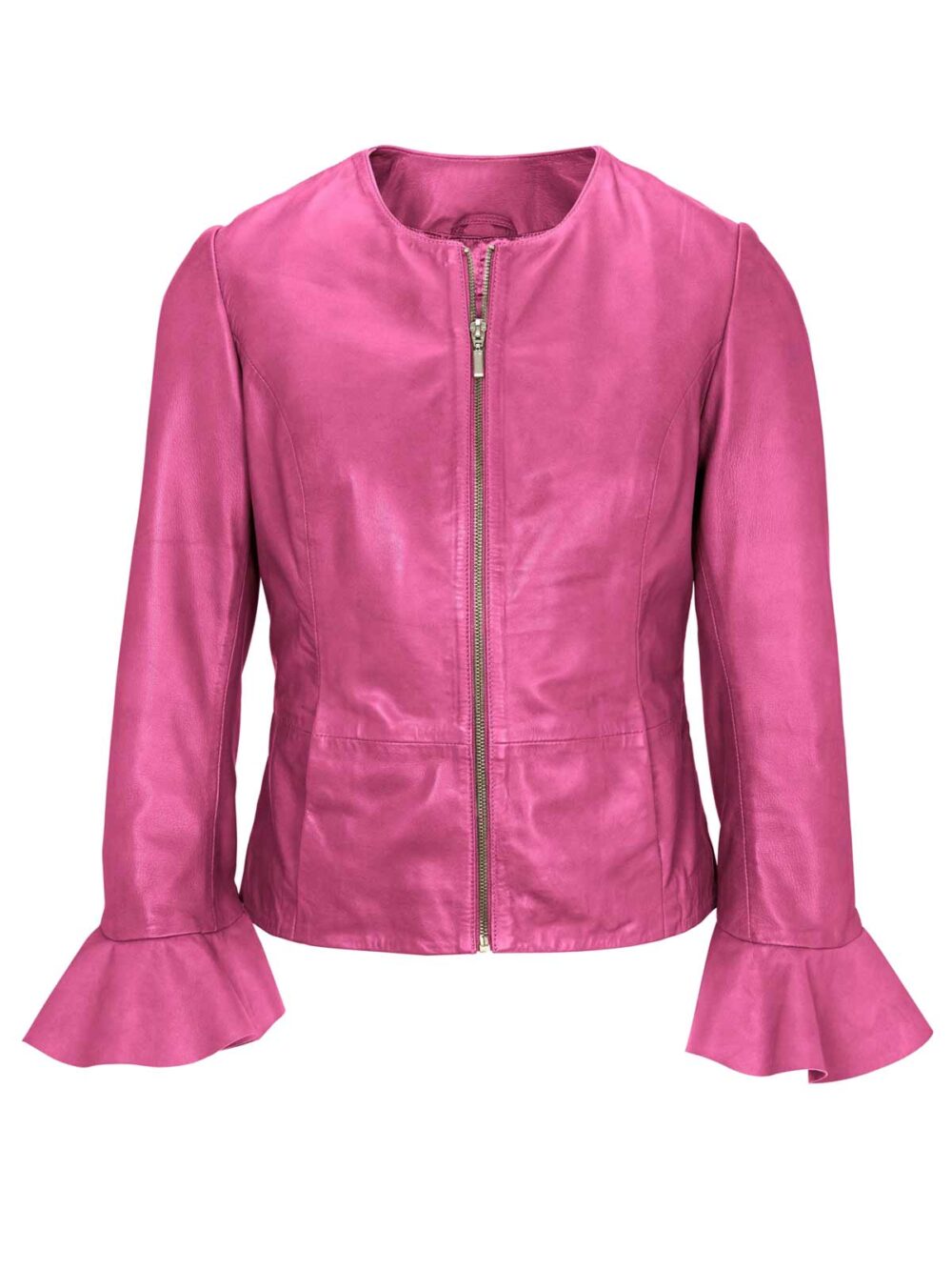 Damenmäntel Frühjahr 2021 HEINE Damen Lederjacke Jacke echtes Leder handschuhweiches Lammnappa pink 697.425 Missforty