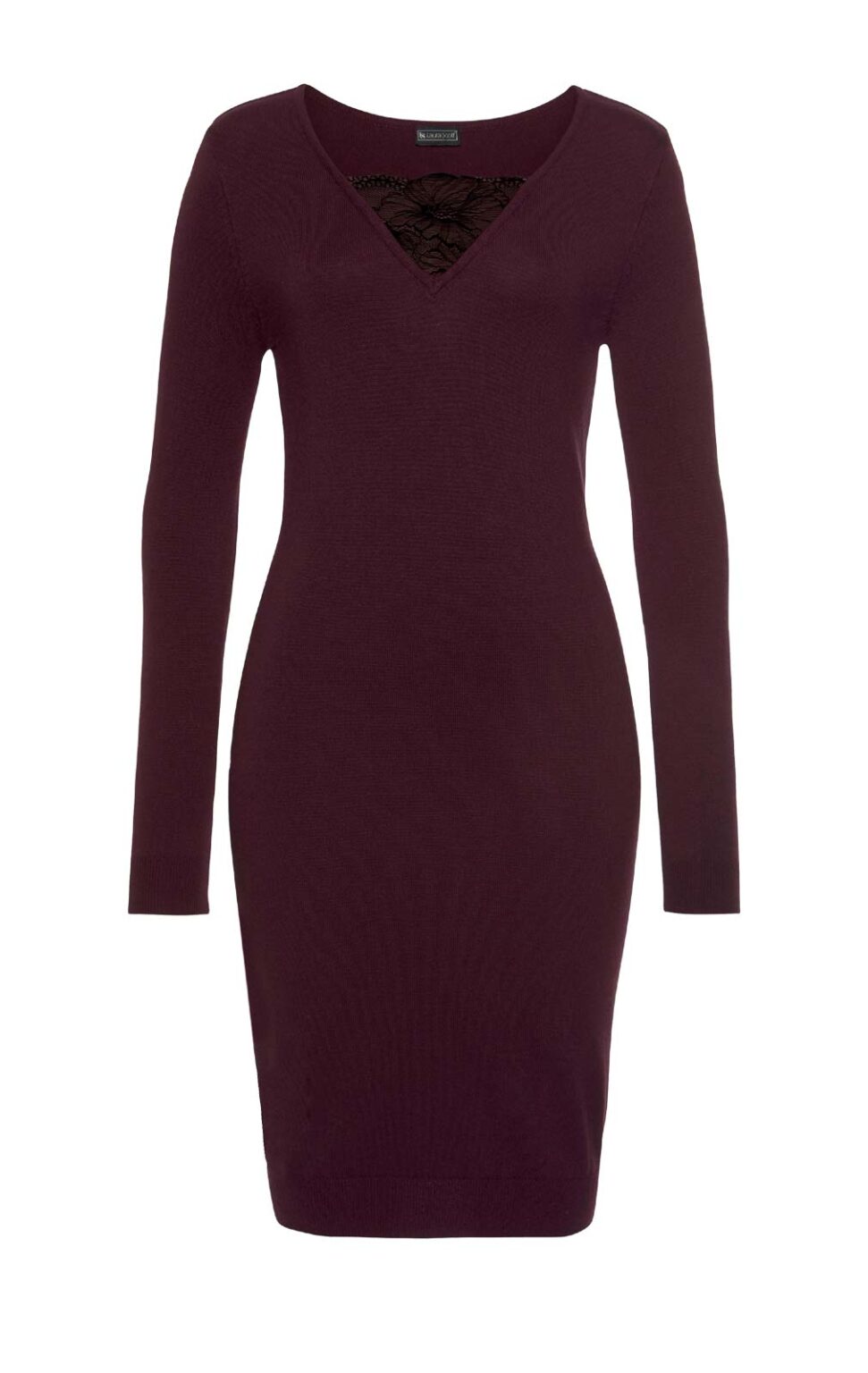schwarze strickkleider damen