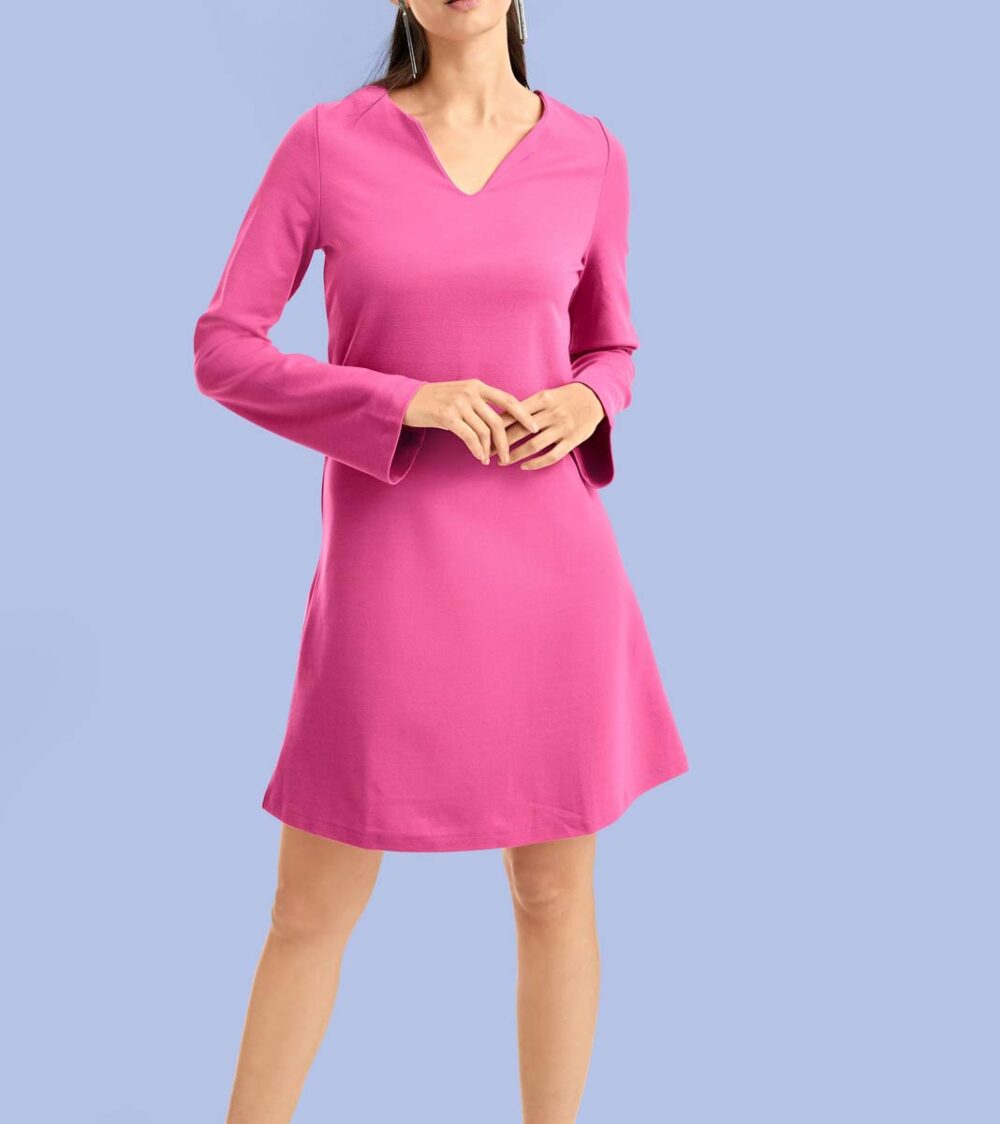 Rick Cardona Damen Kleid Jerseykleid pink 024.583 missforty