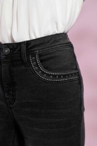 Création L Damen Jeans Hose 5 Pocket Jeans Stretch Elasthan Stretch Missforty Online kaufen