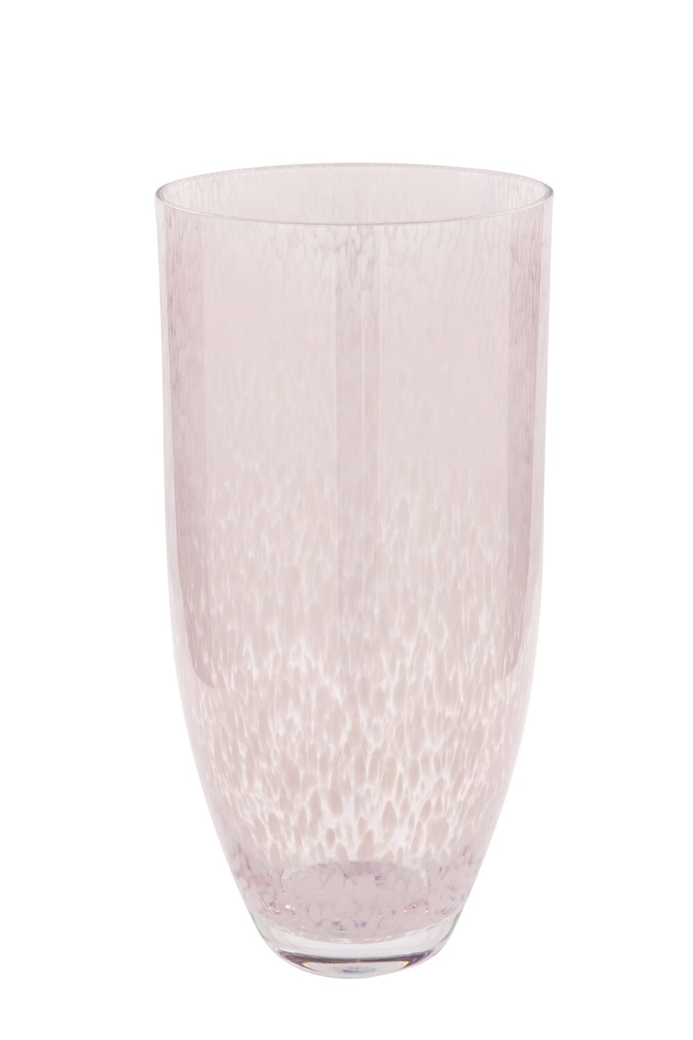 115339 #marke Glasvase Vase Glas Dekovase Tischvase Rumia rose, weiß