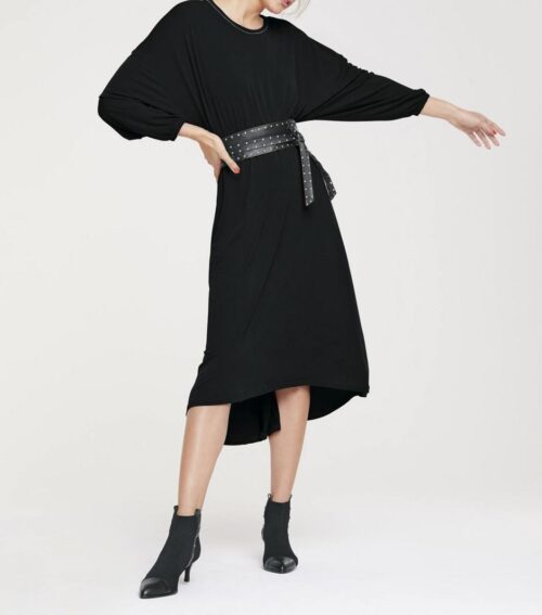 Heine Damen Kleid Jerseykleid schwarz 138.754 missforty