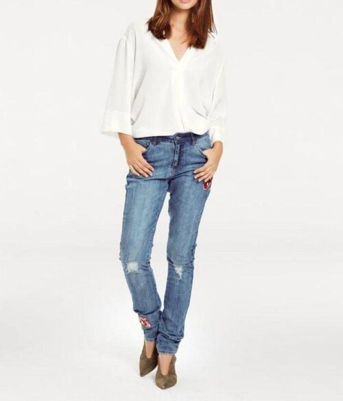 Heine - Best Connections Damen Jeans Hose Boyfriend Used mit Stretch Missforty Online kaufen