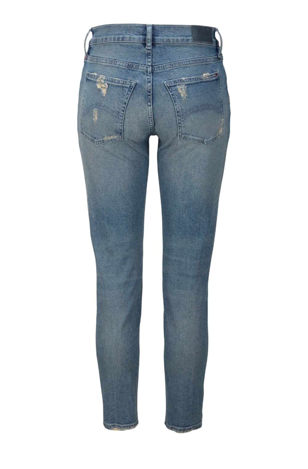 TOMMY HILFIGER DENIM Damen Jeans Hose Stretch Used Denim Röhre Missforty Online kaufen