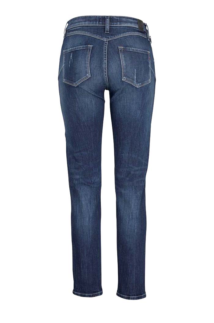 REPLAY Damen Jeans Hose Stretch Used Denim dunkelblau Missforty Online kaufen