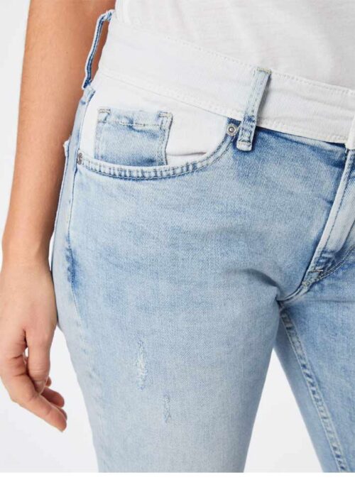 Pepe Jeans Damen Jeans Hose Stretch Boyfriend Used 5 Pocket Style Missforty Online kaufen