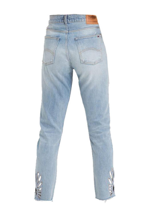Tommy Jeans Damen Jeans Hose blau Denim mit Cut Outs Missforty Online kaufen