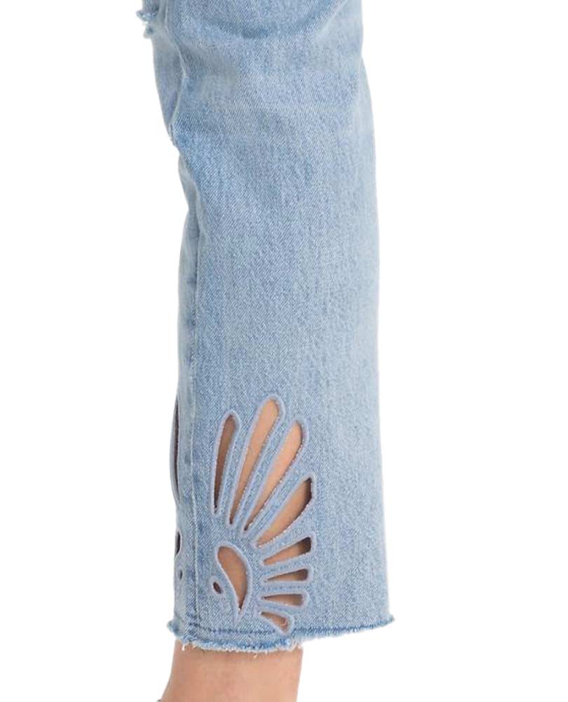 Tommy Jeans Damen Jeans Hose blau Denim mit Cut Outs Missforty Online kaufen
