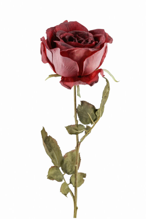 Fink Kunstblume Rose dunkelrot online kaufen Missforty.de