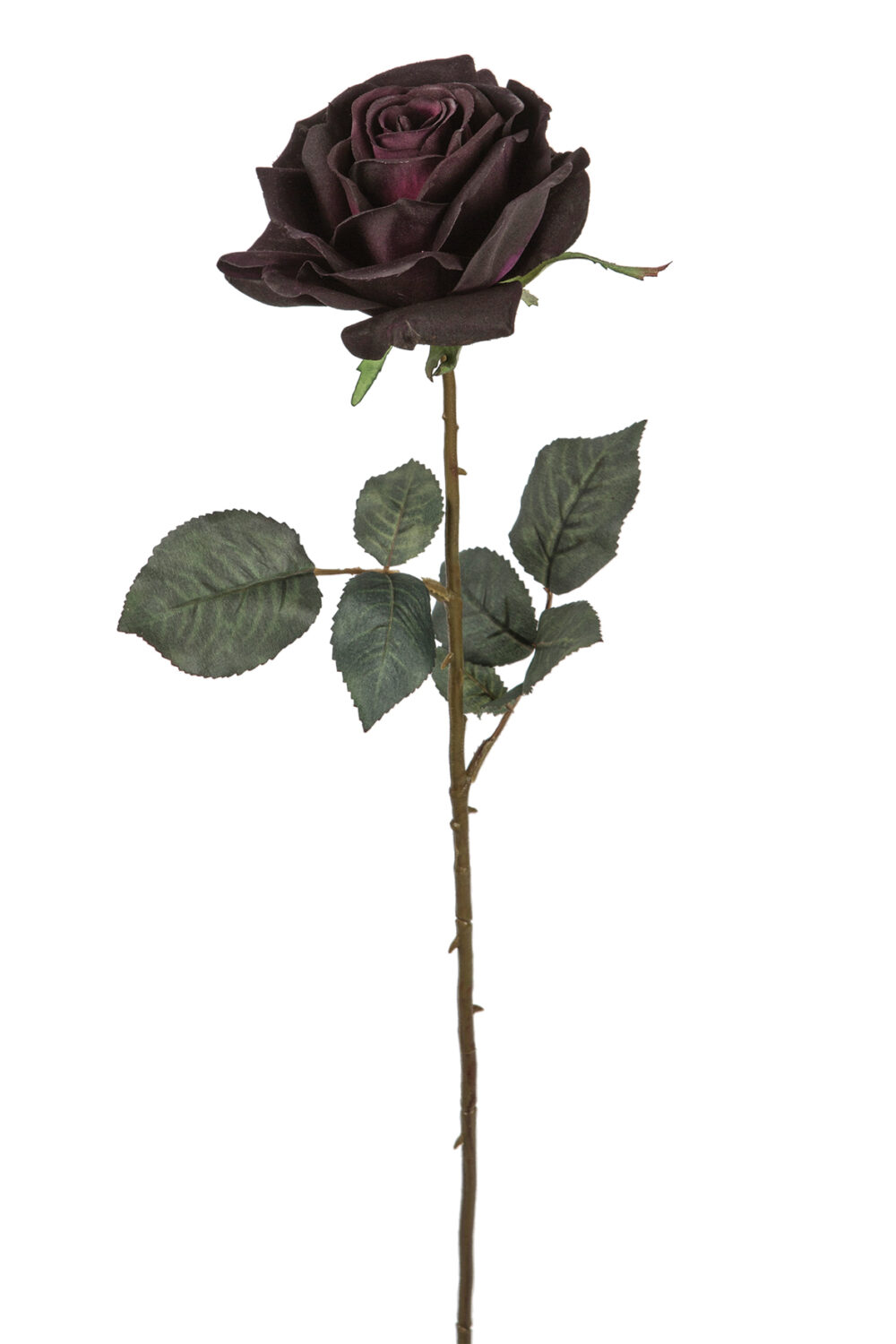 Fink Kunstblume Rose lila, schwarz online kaufen Missforty.de