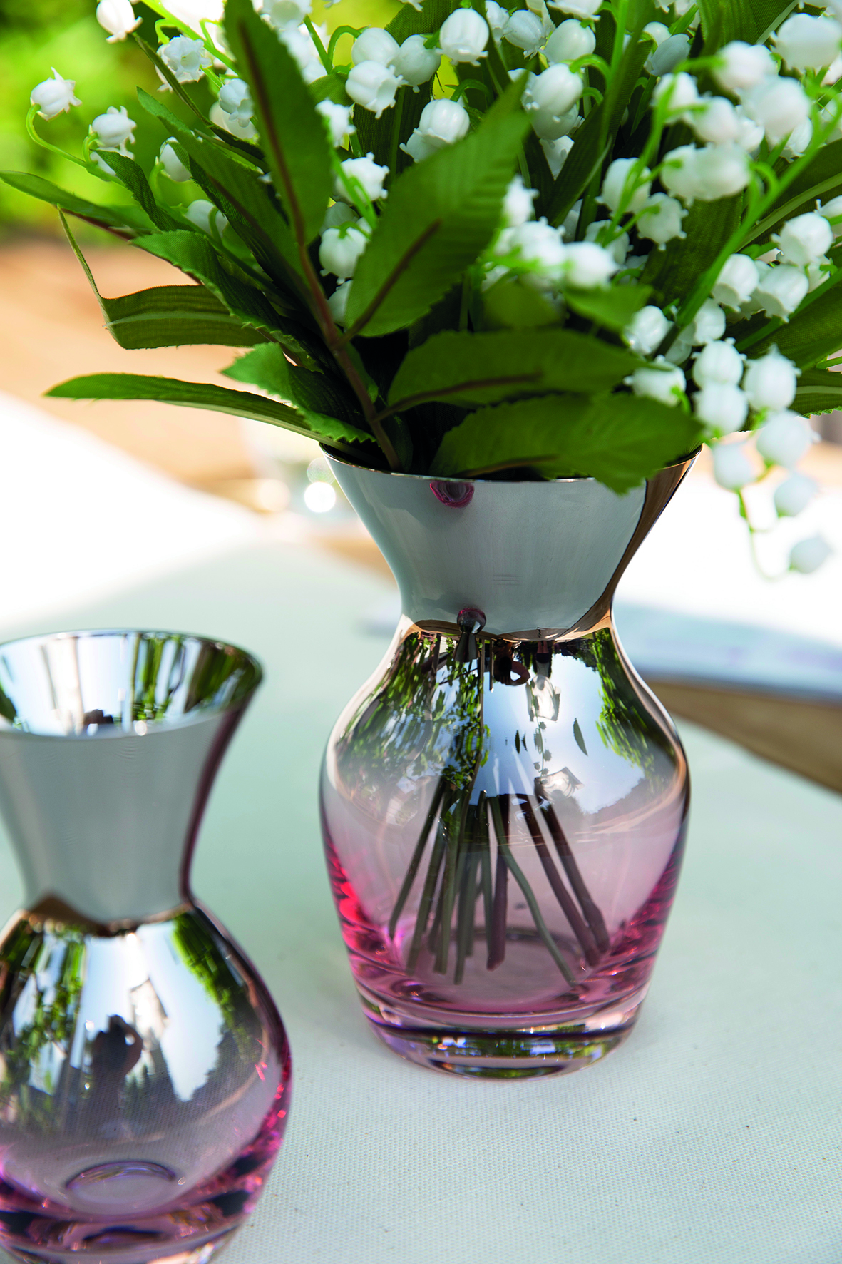 Tischvase Glasvase Blumenvase Geschenkvase Deko Vase aus Glas 