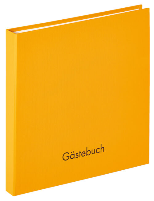 Gästebuch Fun, maisgelb, 26x25 cm online kaufen Missforty