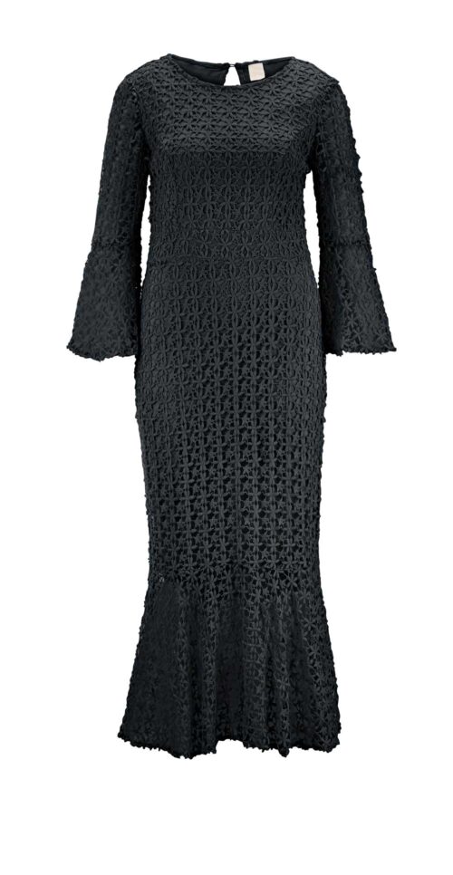 Damen Kleid Spitze Spitzenkleid schwarz missforty