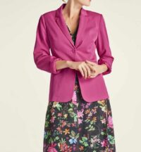 Damen Blazer Anzugjacke Sakko Business pink Heine