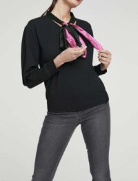 sweatshirts auf rechnung Sweatshirt mit Schluppe, schwarz-pink von HEINE 225.510 MISSFORTY