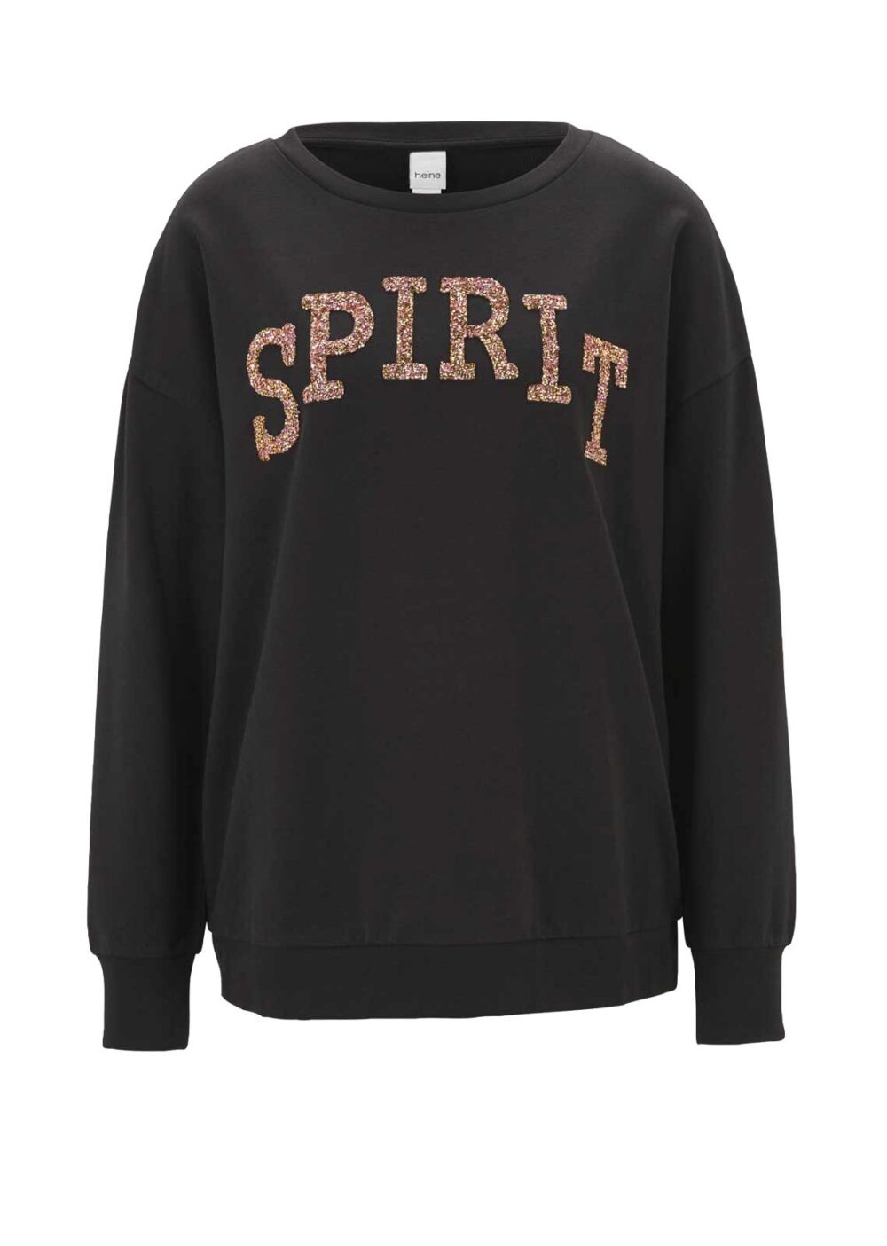 sweatshirts auf rechnung Sweatshirt mit Strass, schwarz von HEINE 415.014a MISSFORTY