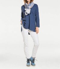 Heine - Best Connections Damen Pullover Strickpullover Herbst jeansblau Missforty