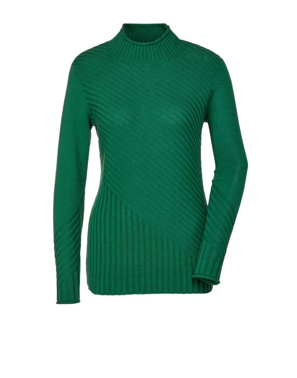 Pima-Baumwoll-Pullover, grün Missforty