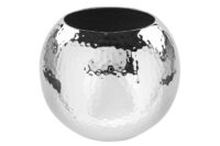 157094 Fink Moon Vase silberfarben Blumenvase 13 cm