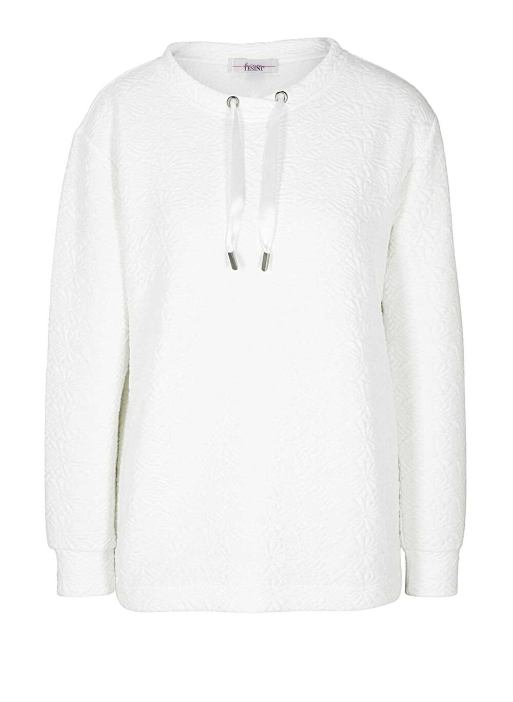 sweatshirts auf rechnung Damen Sweatshirt von Linea Tesini offwhite 201.155 MISSFORTY