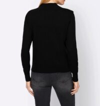 Damen Pullover mit Pailletten, schwarz Missforty