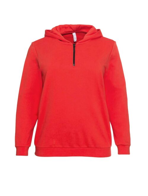 sweatshirts auf rechnung Kapuzensweatshirt m. Rei?verschluss, feuerrot 141.567 MISSFORTY