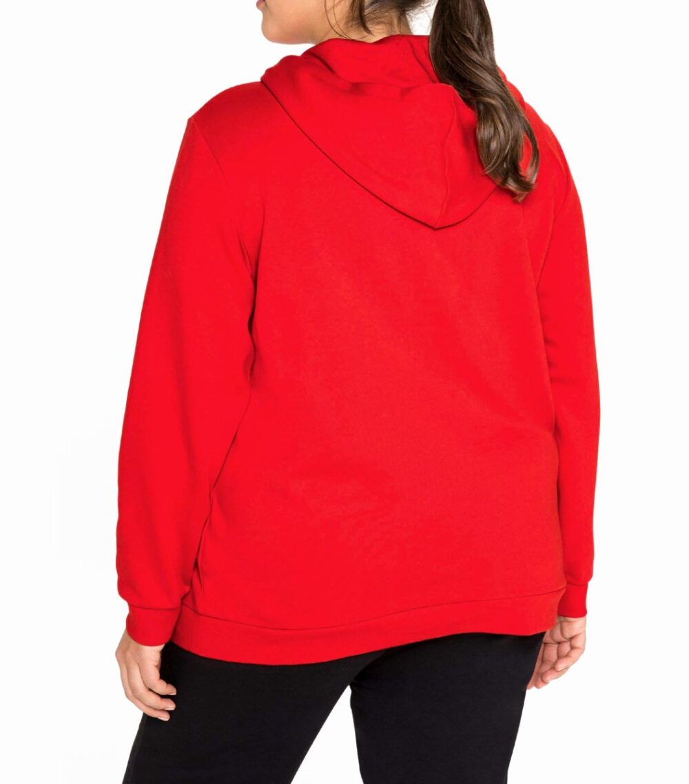 sweatshirts auf rechnung Kapuzensweatshirt m. Rei?verschluss, feuerrot 141.567 MISSFORTY