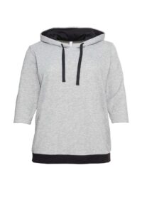 sweatshirts auf rechnung Kapuzen-Sweatshirt, steingrau-schwarz 141.568 MISSFORTY