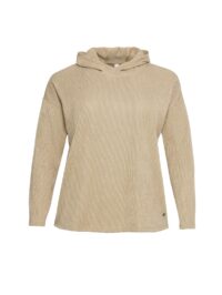 sweatshirts auf rechnung Kapuzen-Struktur-Sweatshirt, camel 143.384a MISSFORTY