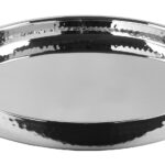 105003 Tablett Dekotablett Serviertablett silberfarben Fink Kalas