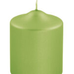 123735 #marke Candle Stumpenkerzen Blockkerzen Dekokerzen Adventskerzen hellgrün