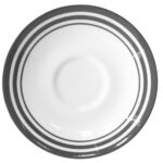 125084 MOMENTS Unterteller mit 3 Streifen in grau