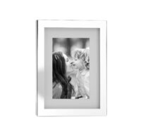 133086 Fotorahmen Bilderrahmen Glas Rahmen 9x13 Fink Ben silber Glasrahmen