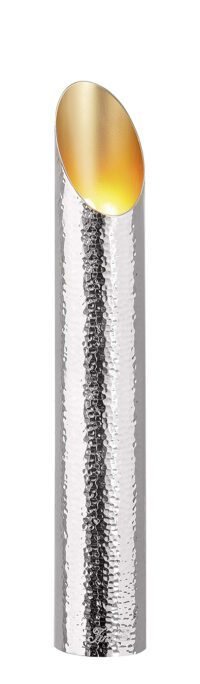Teelichthalter Gold Silber Metall FIRAT 40 cm Windlicht Fin Missforty.de