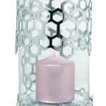 146267 Windlicht Kerzenhalter Kerzenständer Vase 000000013527 silberfarben von Fink