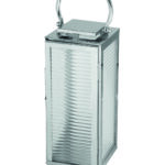 147040 Windlicht Kerzenhalter Laterne Kerzenleuchter Glas silberfarben 000000013536 Fink