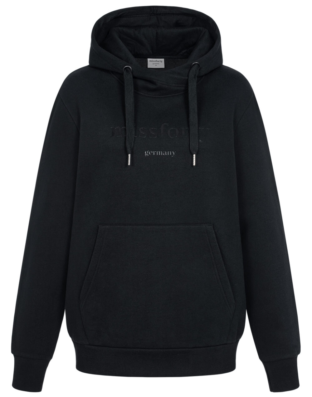sweatshirts auf rechnung Schwarzer Hoodie von missforty germany SW-01 MISSFORTY