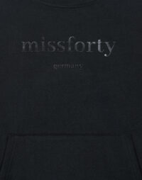 sweatshirts auf rechnung Schwarzer Hoodie von missforty germany SW-01 MISSFORTY