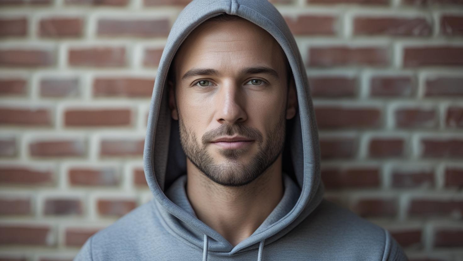 Foto Herr mit Sweatshirt